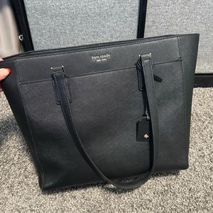 Kate Spade large black tote bag